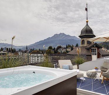 Turm Suite für bis zu 6 Personen mit Whirlpool
